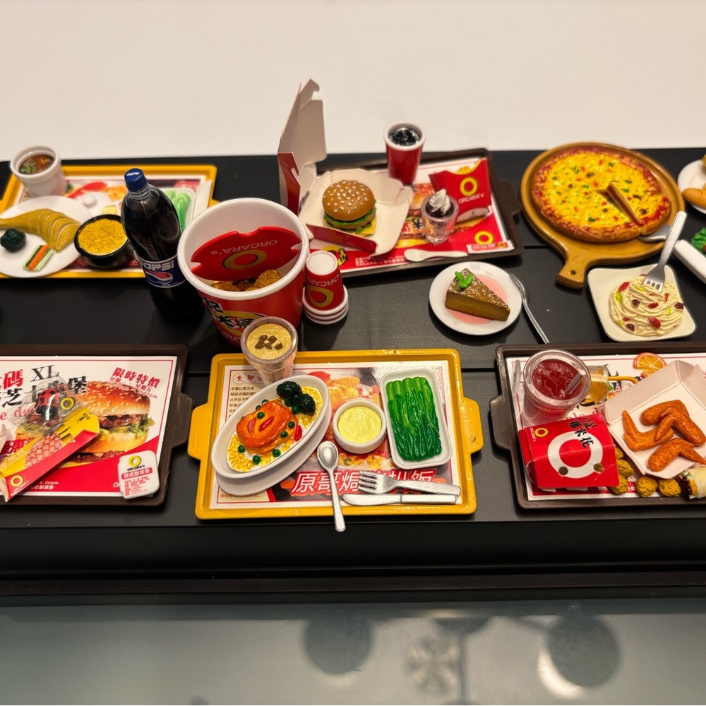 Miniature Fast Food Meal Set
